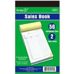 72 Bulk 2-part 50ct order book carbonless