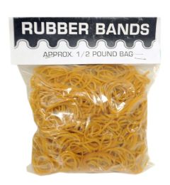 50 Bulk Half Pound Rubber Band Poly Bag