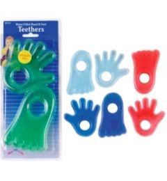 144 Bulk Water Hand & Foot Teether 2 Pack