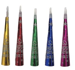 96 Bulk 12" 4 Pack Horn Assorted