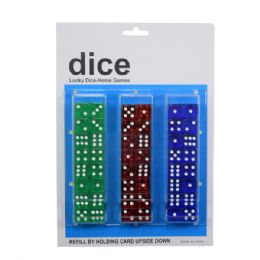 60 Bulk Dice Crystal Clear Set 48pc