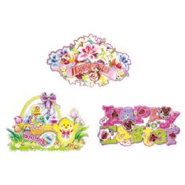 144 Bulk Nineteen Inch Easter Three D Cutout