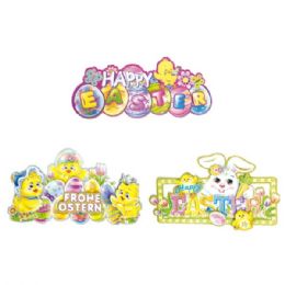 144 Bulk Nineteen Inch Easter Three D Cutout