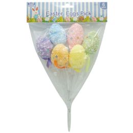 108 Bulk 108 6-Count Foam Eggs Pick