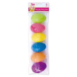 96 Bulk 6 Count/3.2" Plain Easter Egg