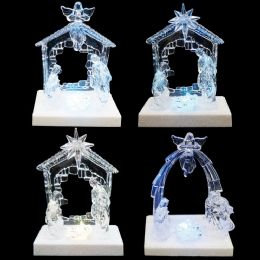 12 Bulk Led Religious Decoration 16.5cm