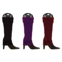 48 Bulk Knit Leg Warmers