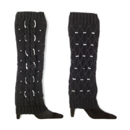48 Bulk Leg Warmer Black