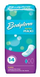 72 Bulk Bodyfo Super Maxi 14 Count