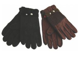 72 Bulk Women's Faux Leather Glove