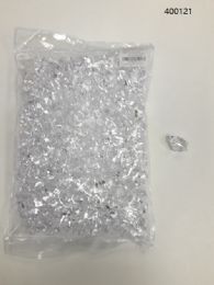 36 Bulk Plastic Decoration Stones Clear