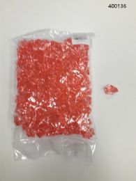 36 Bulk Plastic Decoration Stones In Fuschia