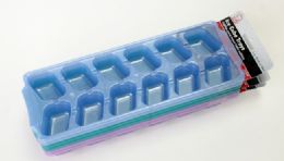 144 Bulk Ice Cube Trays 2pc. Stack/nest