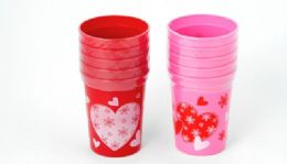 144 Bulk Valentine Cups - 5 Pc.