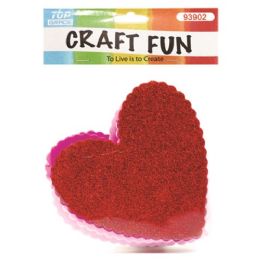 144 Bulk Eva Foam Heart Craft Fun