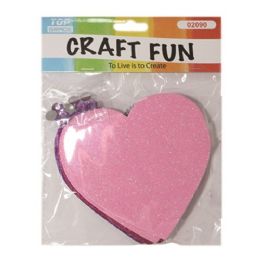 144 Bulk Eva Foam Heart Craft Fun