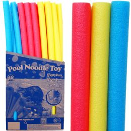 40 Bulk 48"l*2.25"d SwimminG-Noodles In Display Box, 3 Assrt Clrs
