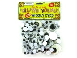 24 Bulk Plastic Craft Wiggly Eyes
