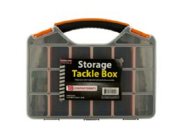 12 Bulk Storage Tackle Box With 18 Compartments