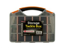 6 Bulk Storage Tackle Box With 18 Compartments
