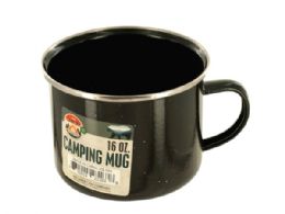 24 Bulk 16 Oz. Enamel Camping Mug