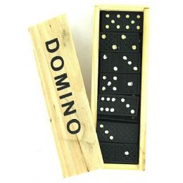 24 Bulk Domino Set In Wooden Box