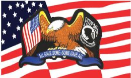 24 Bulk Usa Pow Mia Flag Combo