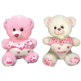 12 Bulk 16" Bear With/heart