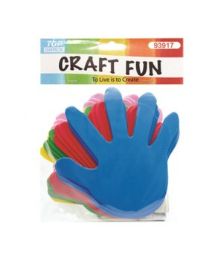 72 Bulk Craft Fun Assorted Colored Palms