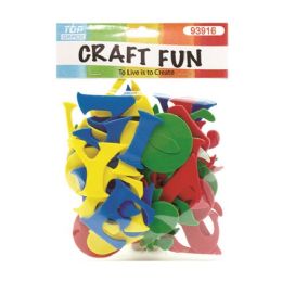 96 Bulk Craft Fun Mixed Colors Letters