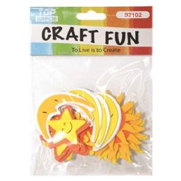 96 Bulk Craft Fun Sun Moon Star