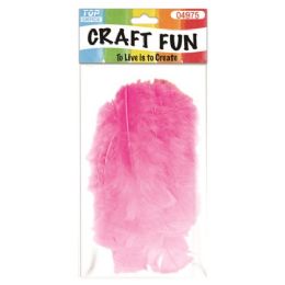 96 Bulk Feather BabY-Pink
