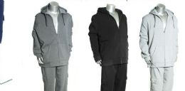 16 Bulk Men's Heavy Fleece Set W/ Cargo