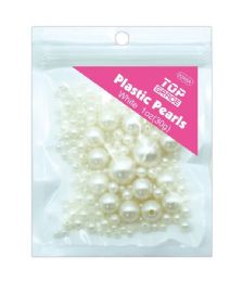 600 Bulk 30g white pearls 0.4-1.4cm