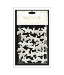 144 Bulk Pigeon White Twenty Four Count One Inch