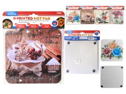 144 Bulk Square Hot Pad With Print