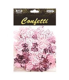 144 Bulk Baby Girl Confetti