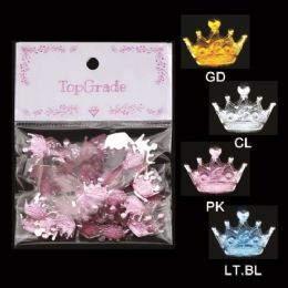 96 Bulk Rhinestone Craft Crowns