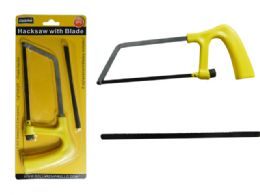 96 Bulk 3pc Hacksaw And Replacement Blades