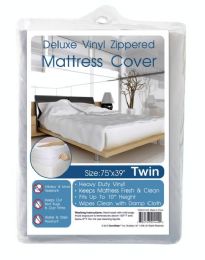24 Bulk Heavy Duty Zippered Mattress Cover King