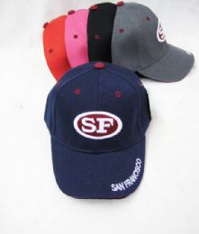 36 Bulk Kid's "san Francisco" Base Ball Cap
