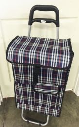 12 Bulk Shopping Car  Black blue red
