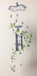 24 Bulk Large Humming Bird Wind Chime
