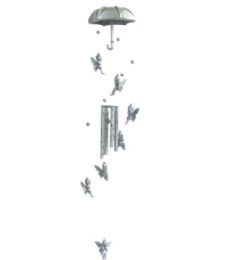 24 Bulk Fairy Land Wind Chime Color Assorted