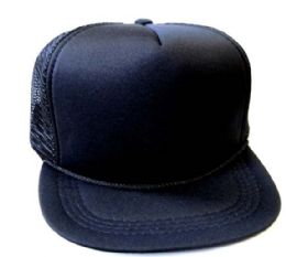 144 Bulk Youth Mesh Blank Caps