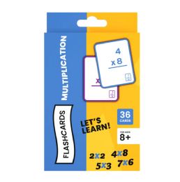 48 Bulk Flash Cards Multiplication 36 cards