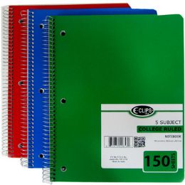wholesale 5 subject college ruled wire notebook 150 sheets at composition notebook 150 sheets