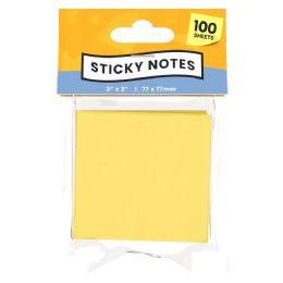 60 Bulk Yellow Sticky Notes - 3 X 3 Inches, 100 Sheets