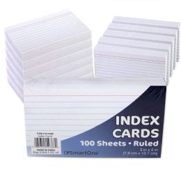 96 Bulk Pack Of 100 Index Cards