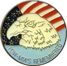 96 Bulk Brass Hat Pin, "poW-Mias Remembered"